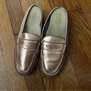 G.H. Bass & Co. “Rose Gold Mule Loafers” Size 7.5 Women